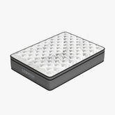 Luxopedic Pocket Spring Mattress 5 Zone 32CM Euro Top Memory Foam Medium Firm - King Single - White  Grey